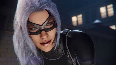 black cat spiderman ps4